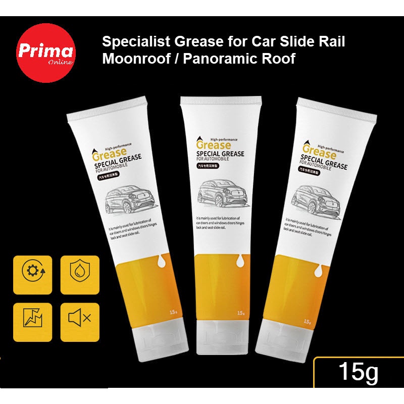 Specialist Lubricant Grease for Automotive Moonroof, Panoramic Roof