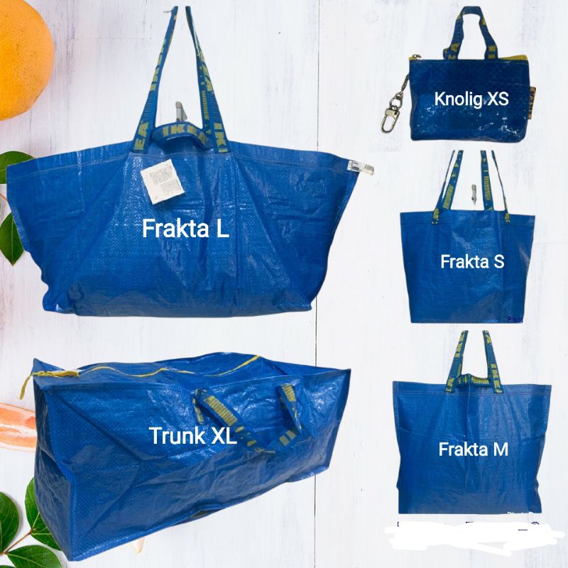 Borsa IKEA BRATTBY Piccola Blu – Shopping, Spiaggia, Tote Bag In Polipropilene, 3.5 Galloni