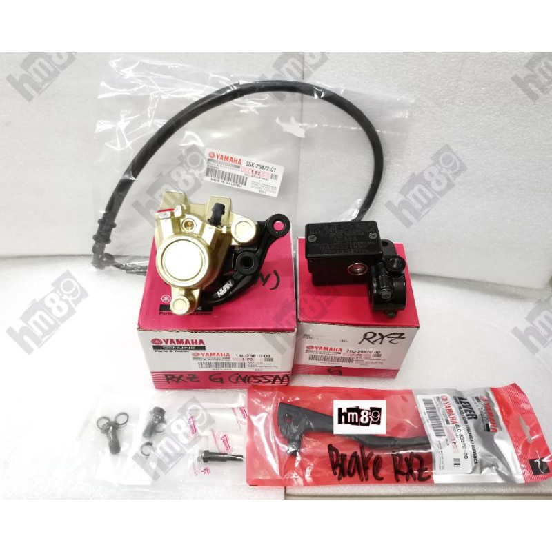 RXZ MILI CATALYZER DISC BRAKE SET CALIPER MASTER PUMP ONE SET COMBO RXZ ...