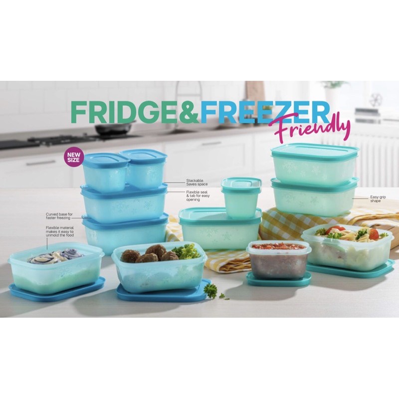 Tupperware Chill Freez Small Low (1) 450ml | Shopee Malaysia
