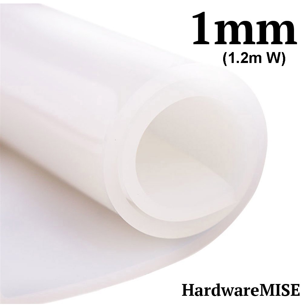 Silicone Rubber Sheet Translucent 1mm thick 1.2m Width | Shopee Malaysia