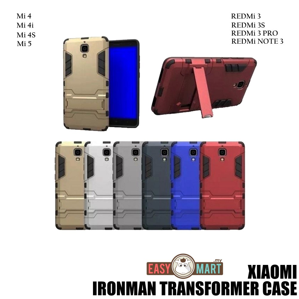 XIAOMI Redmi Note 4 Ironman Transformer Case | Shopee Malaysia