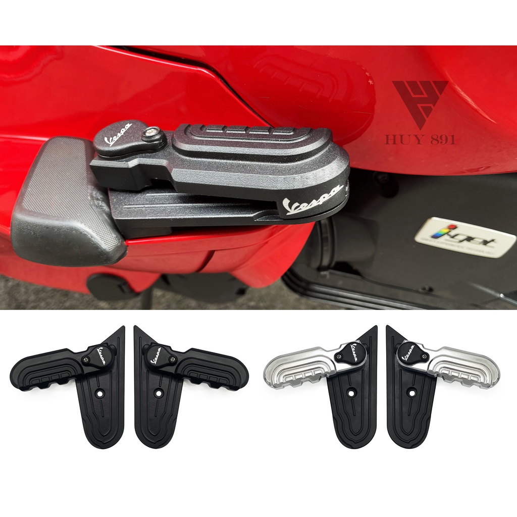 5star Footrest For Vespa Sprint Primavera Notte Shopee Malaysia