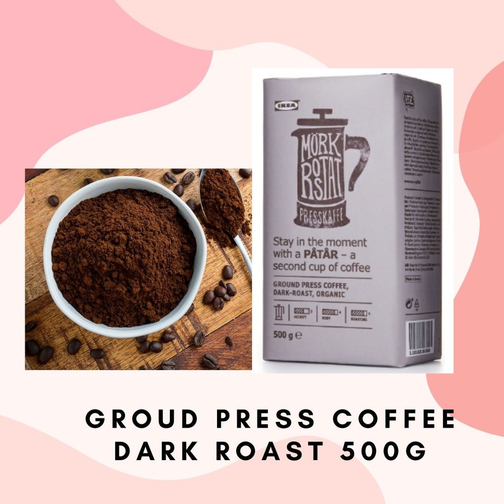 IKEA PATAR Ground Press Coffee, Dark Roast 500g Shopee Malaysia
