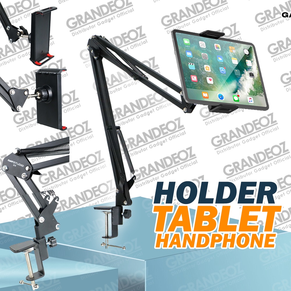 Lazy Stand Holder Tablet Mobile Clamp Model Desktop Pc Smartphone Holder Hp Ipad Boom Arm