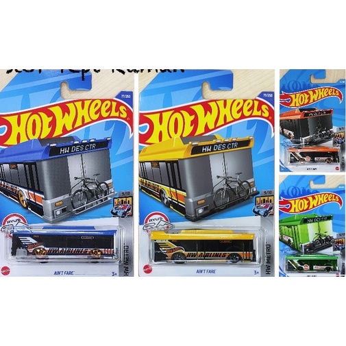 Hot Wheels Ain T Fare Metro Bus Series Shopee Malaysia