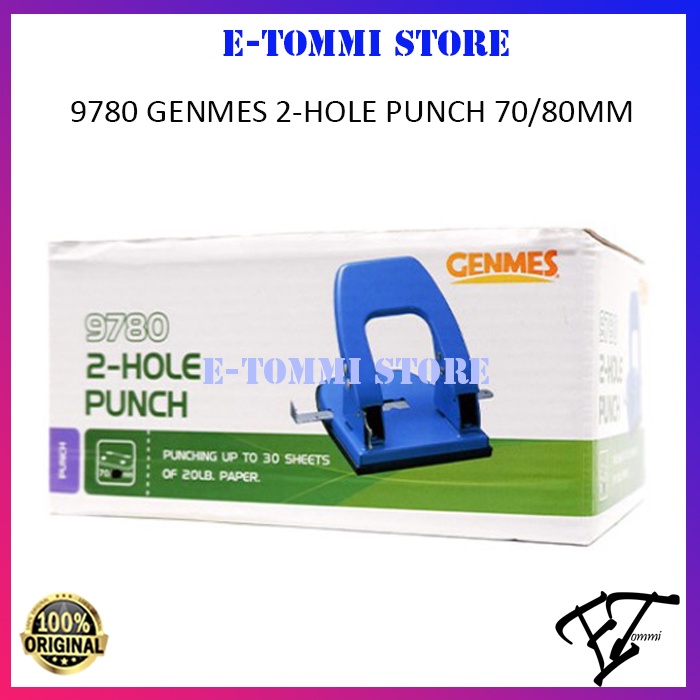 9780 GENMES 2-HOLE PUNCH 70/80 (BOX) | Shopee Malaysia