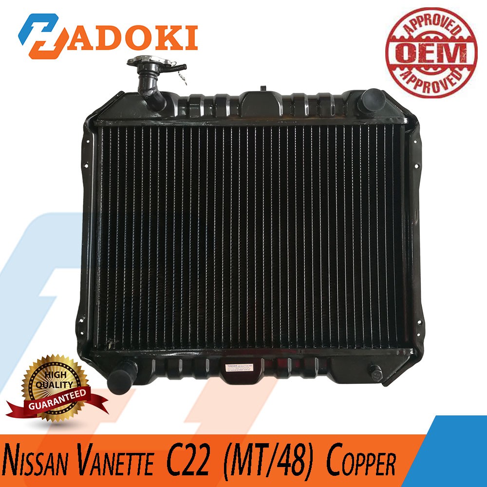 NISSAN VANETTE C22 (PA48MM) MANUAL FULL COPPER RADIATOR | Shopee Malaysia