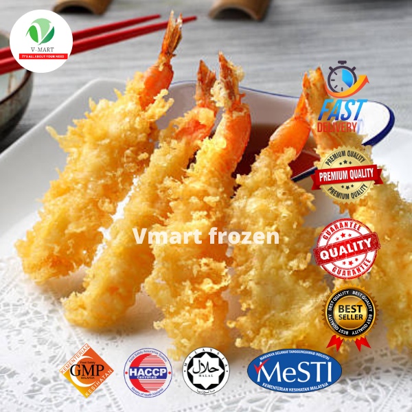 Halal Tempura Prawn / Fried Ebi/ Udang Tempura Halal 160g/10pcs