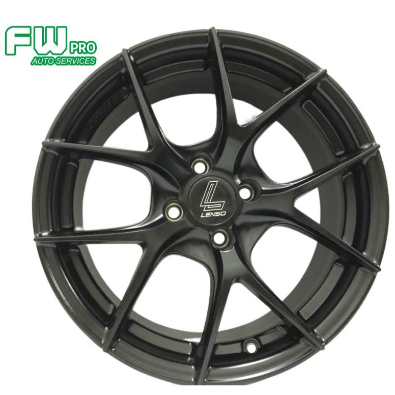 New Sport Rim 17 inch Original Lenso Jager Dyna 7.5jj 4x100 One Set 4 ...
