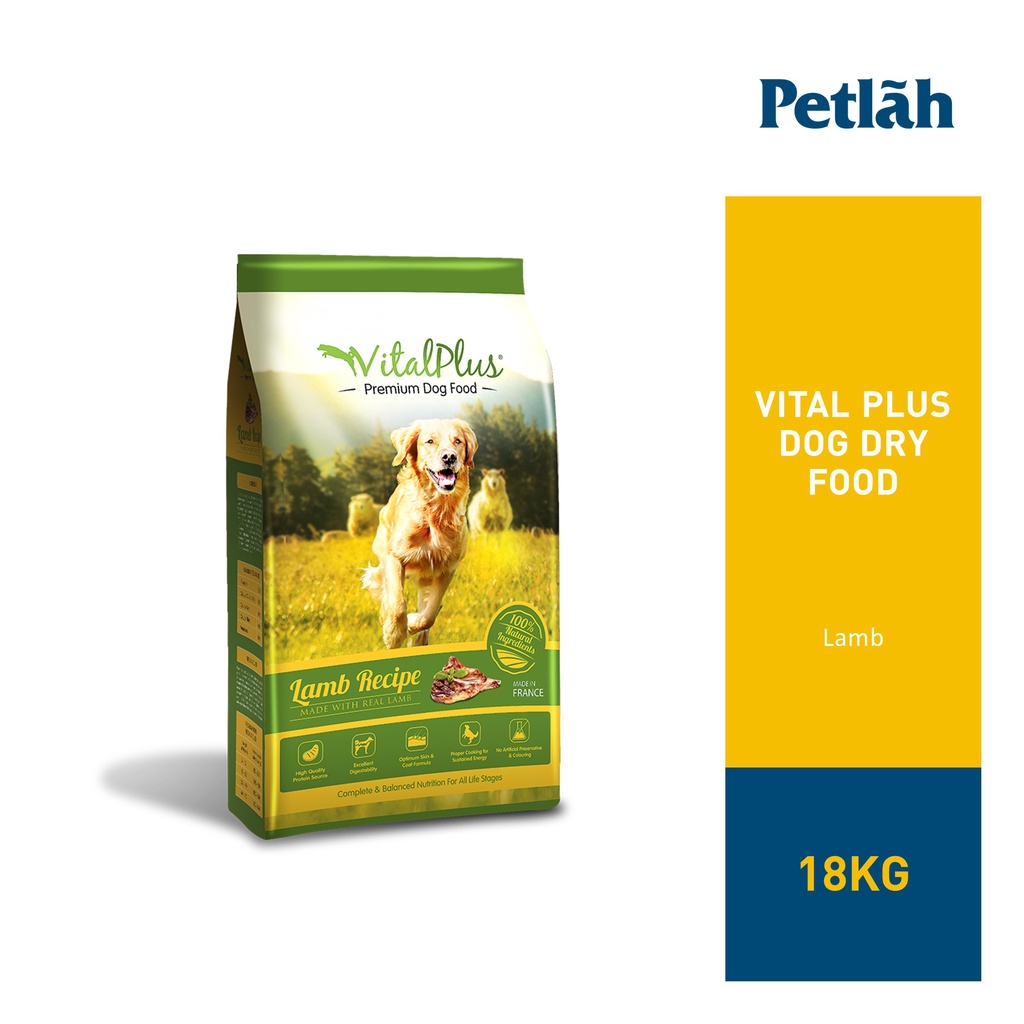 Vital plus hot sale dog food