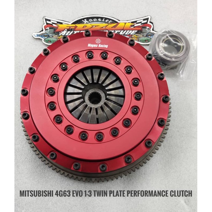 Magma Racing Twin Plate Clutch Kit Mitsubishi 4G63 EVO 123 4G93T GSR