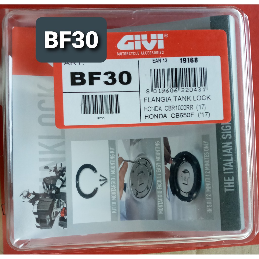 GIVI BF30 HONDA CBR1000RR HONDA CB650F HONDA CB650R TANKLOCK FLANGE (YM ...