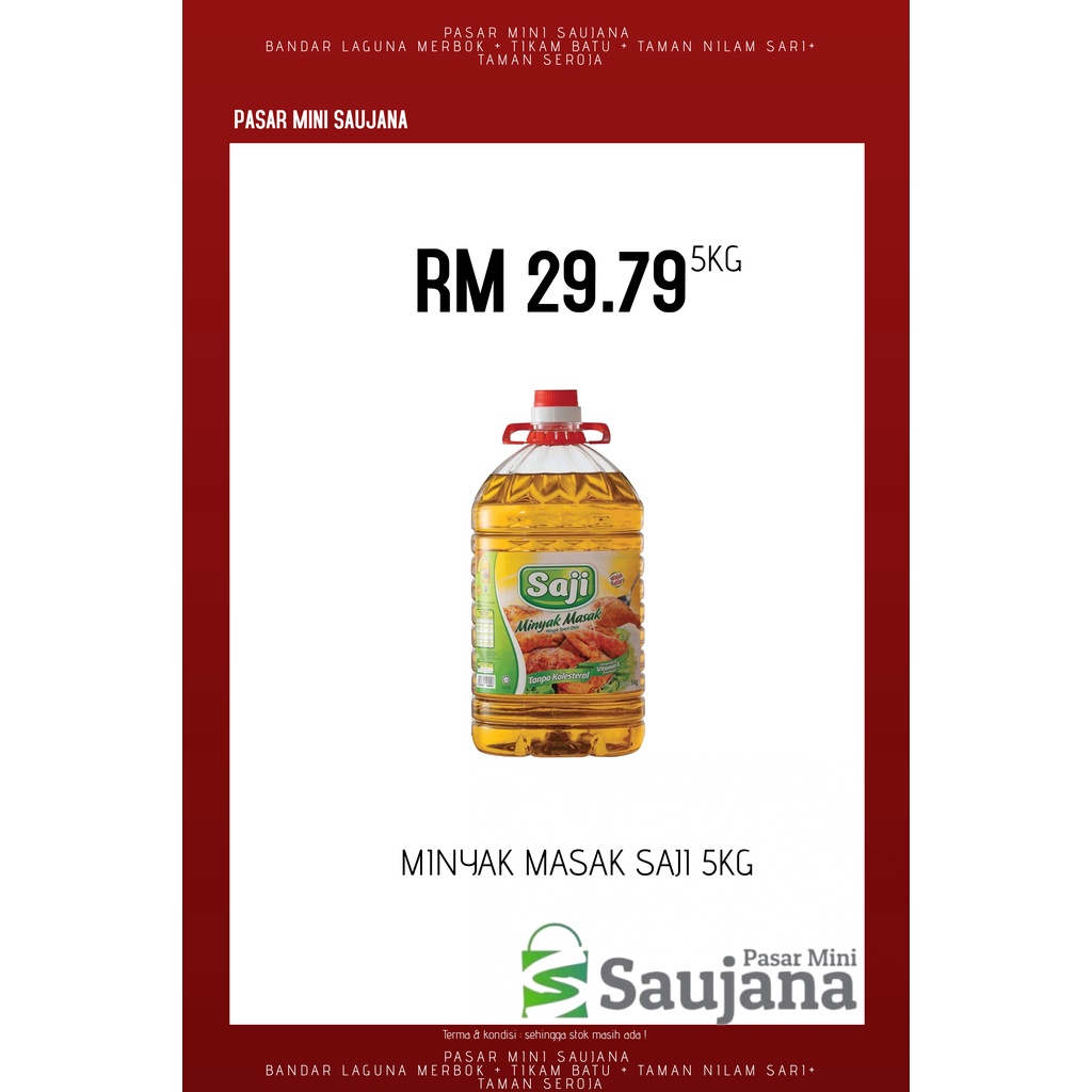 Saji Cooking Oil 5kg Shopee Malaysia