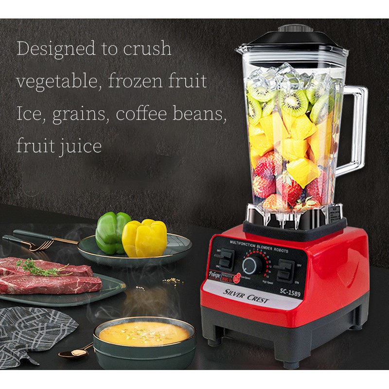 2.5L 4500W BPA Free Heavy Duty Blender Mixer Electric High Speed Juicer