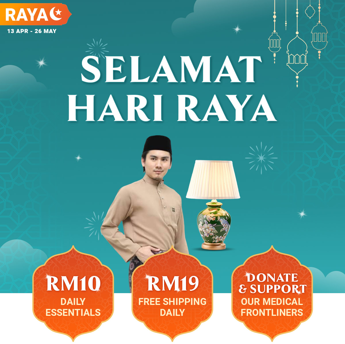 Raya Sale 2020, Daily RM10 Essentials Deals & RM19 Free Shipping