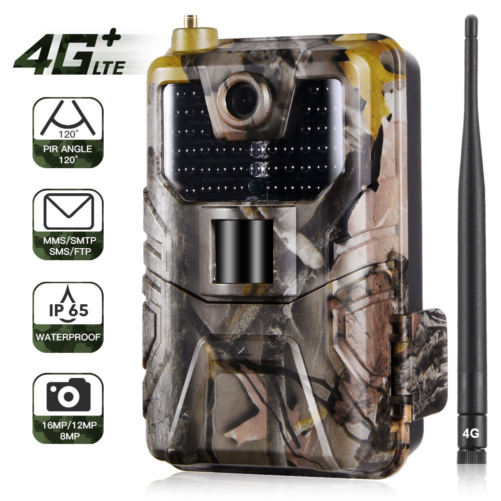 4G LTE Trail Camera 4K APP Hunting Cameras Ultra Clear Courtyard