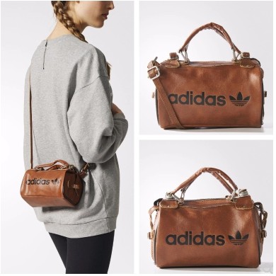 Adidas best sale leather bag