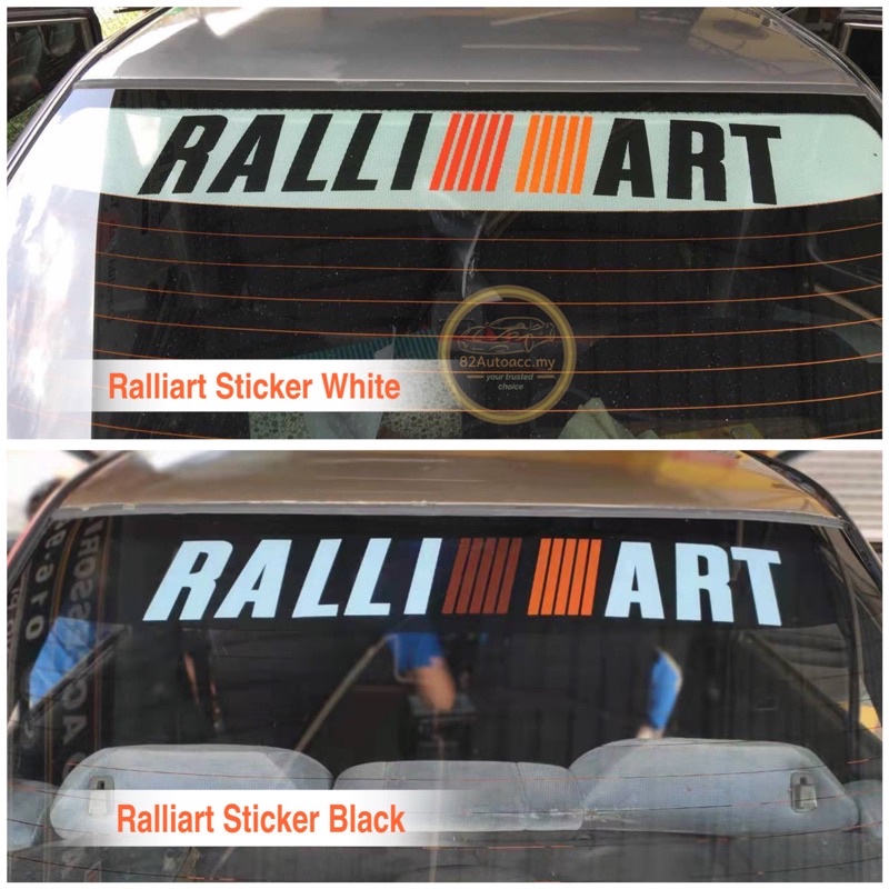 Ralliart sticker on sale