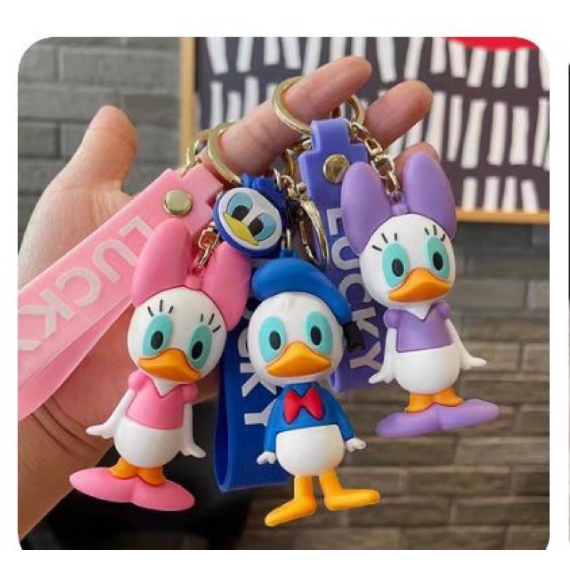 GANTUNGAN Keychain ANIMAL KEY CHAIN CARTOON GX142 Donald Duck Shape ...