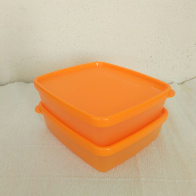 Tupperware Shallow Square Round Set 250ml 2pcs | Shopee Malaysia