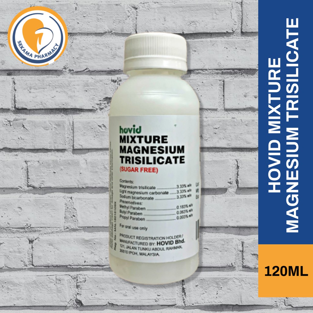HOVID MIXTURE MAGNESIUM TRISILICATE 120ML [EXP 8/2025] Shopee Malaysia