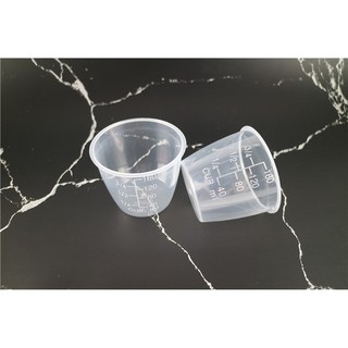 Plastic 120ml Electric Cooker Rice Measuring Cup 2pcs Clear White