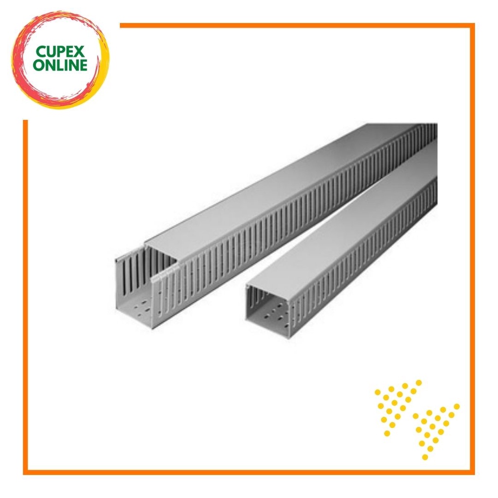 KSS PVC Wiring Duct 8mm Slot 25x40mm / 25x80mm / 40x40mm / 40x60mm