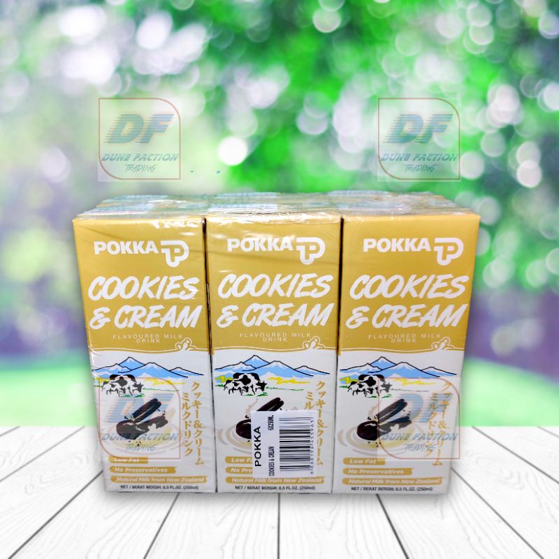 POKKA COOKIES AND CREAM MILK DRINK 6x250ml (Halal) Shopee Malaysia