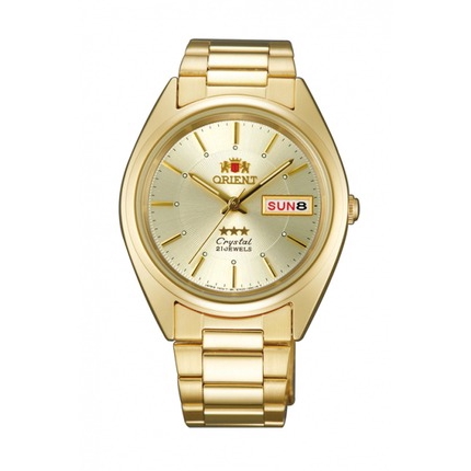 Orient FAB00004B Men s 3 Star Standard Gold Tone Gold Dial