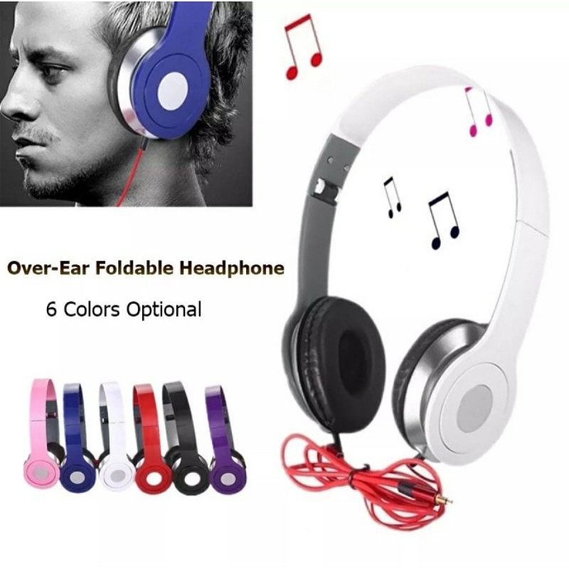 Colourful J-03 Headphone Audio Stereo Headset Fold Neutral Earphone |  Shopee Malaysia