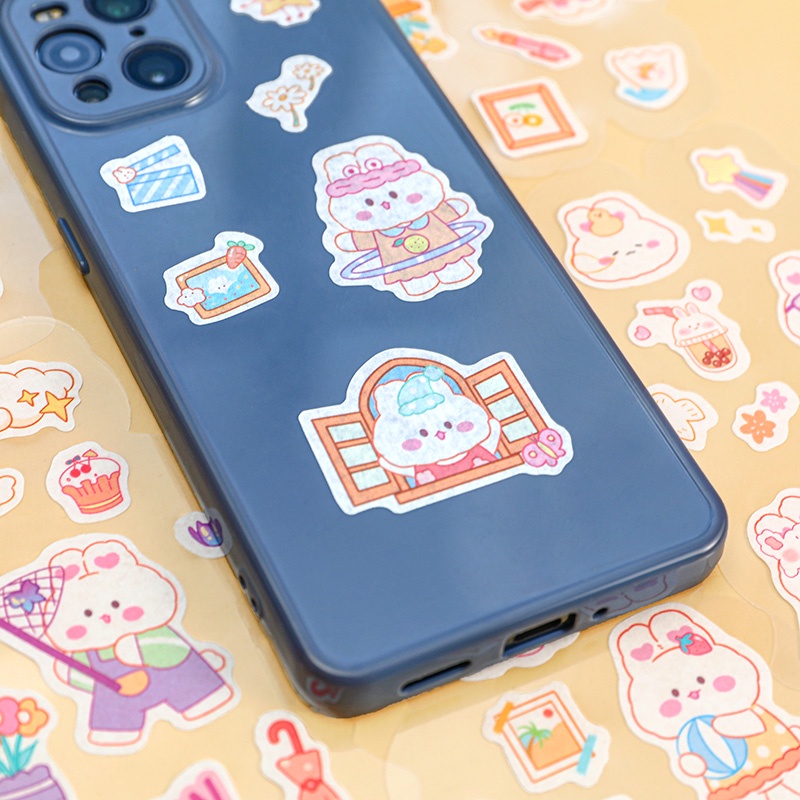 *CLEARANCE* Cute Cartoon Rabbit Bunny Washi Stickers DIY Decorations ...