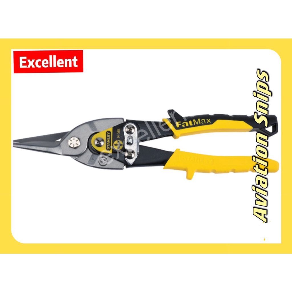 STANLEY AVIATION SNIPS FATMAX® 14-563 STRAIGHT CUT COMPOUND ACTION ...