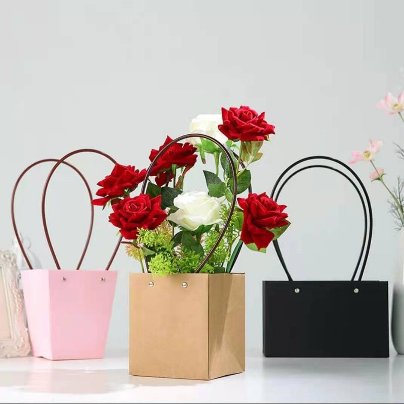 Florist Box Flower Plant Boxes Gift/PVC Bouquet Flower Boxes9 | Shopee ...