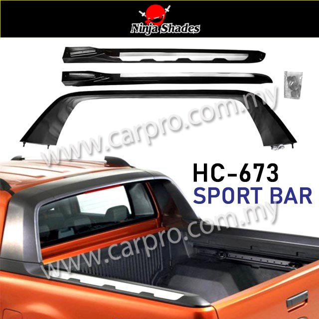HC CARGO Ford Ranger Wildtrak ABS Styling Bars Sport Bar Roll Bar ...