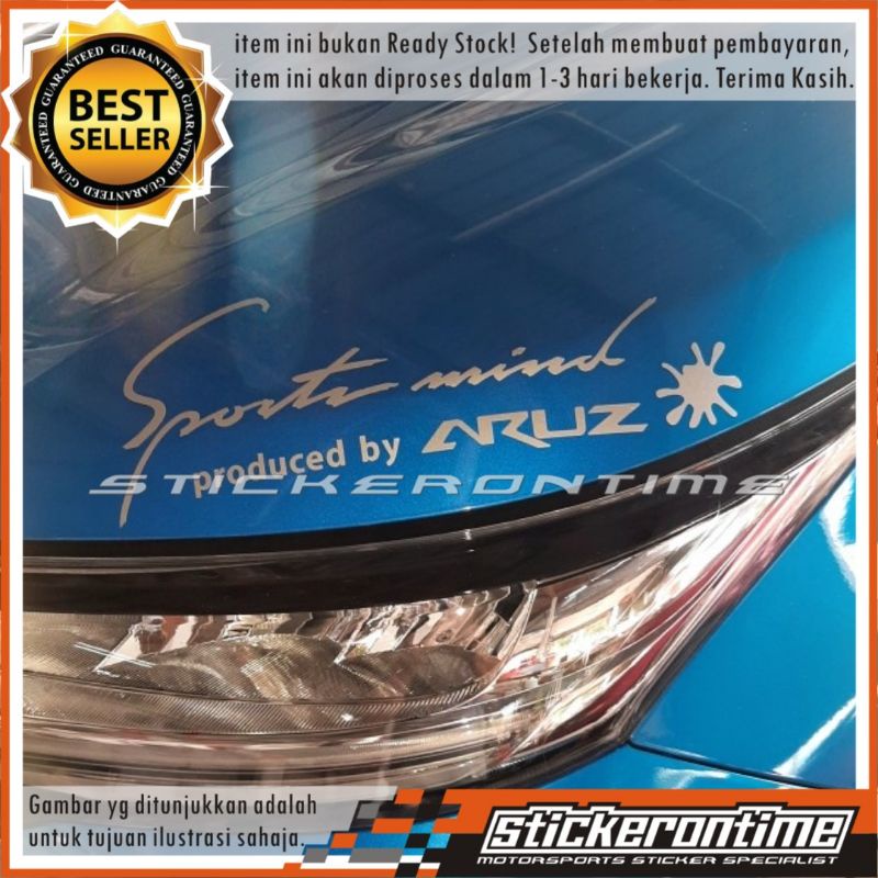 Perodua ARUZ Sport Mind Car Sticker | Shopee Malaysia