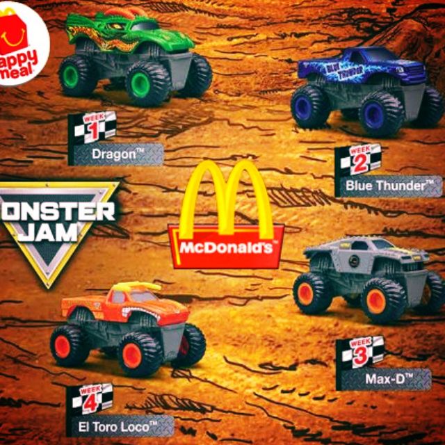 Monster Jam Happy Meal Toy 2018 2019 Toy