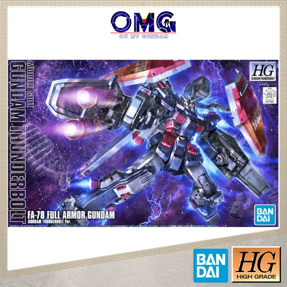 Bandai HGGT FA-78 Full Armor Thunderbolt Ver. FA 78 63137 07885 1/144 ...