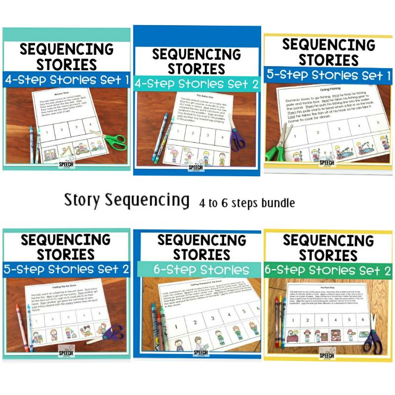 064- [PDF]Stories Sequencing 4 steps to 6 steps 6 sets bundle logical ...