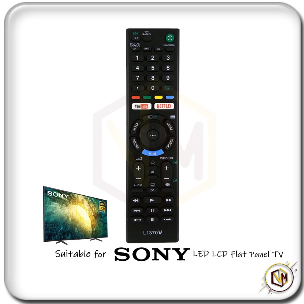 𝗦𝗢𝗡𝗬 𝗧𝗩 𝗥𝗘𝗠𝗢𝗧𝗘 𝗖𝗢𝗡𝗧𝗥𝗢𝗟 Bravia LCD LED SMART TV Remote Control 3D ...