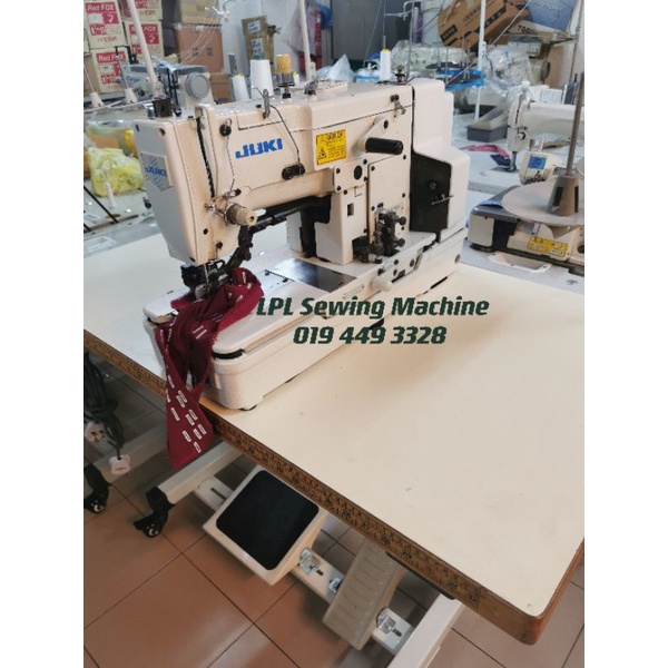 Used juki button hole sewing machine(Fixed New motor) Shopee Malaysia