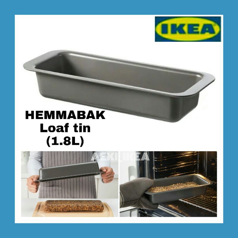 HEMMABAK Loaf pan, gray - IKEA