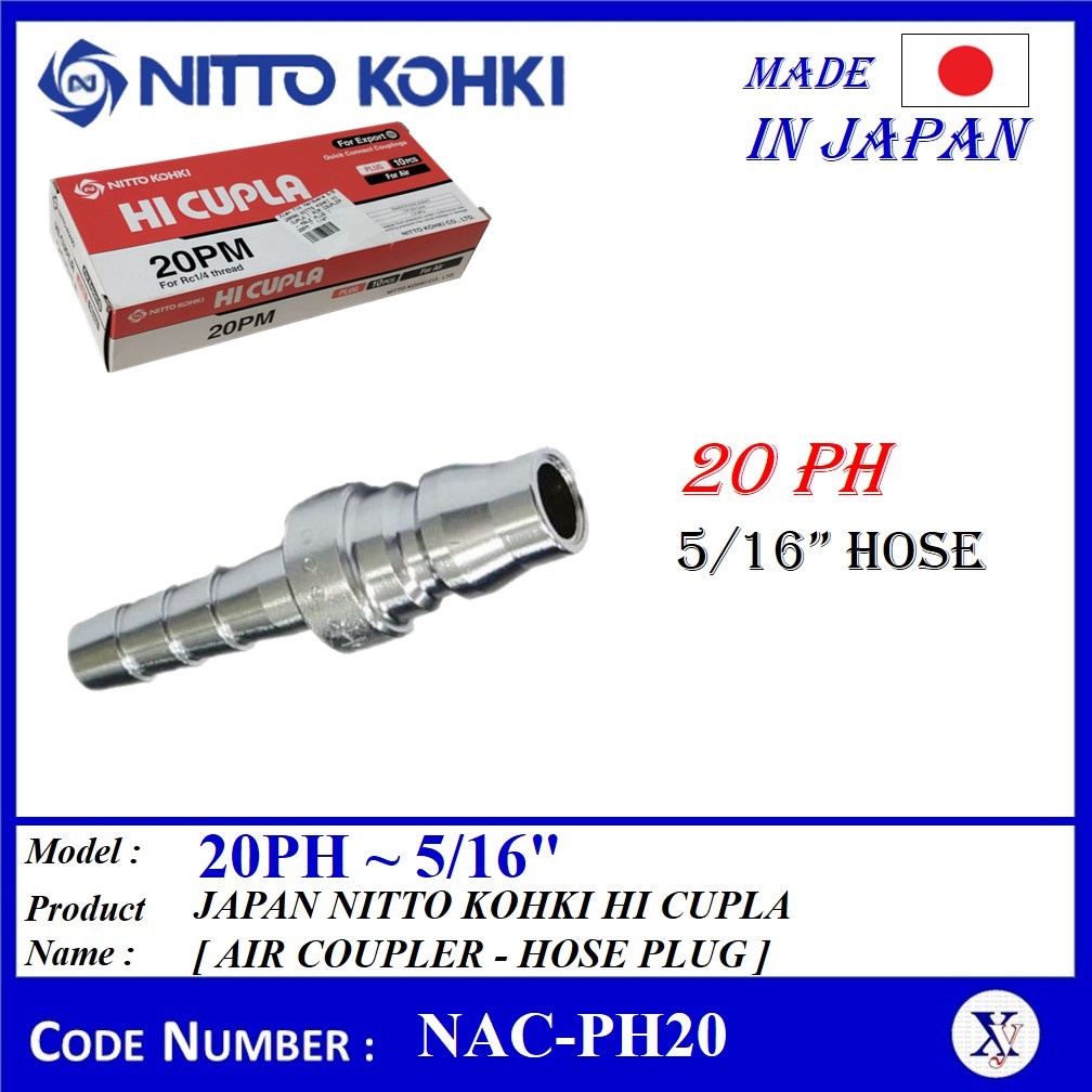 Per Pc Original Nitto Kohki Hi Cupla Air Coupling Nitto Air Coupler Nitto Quick