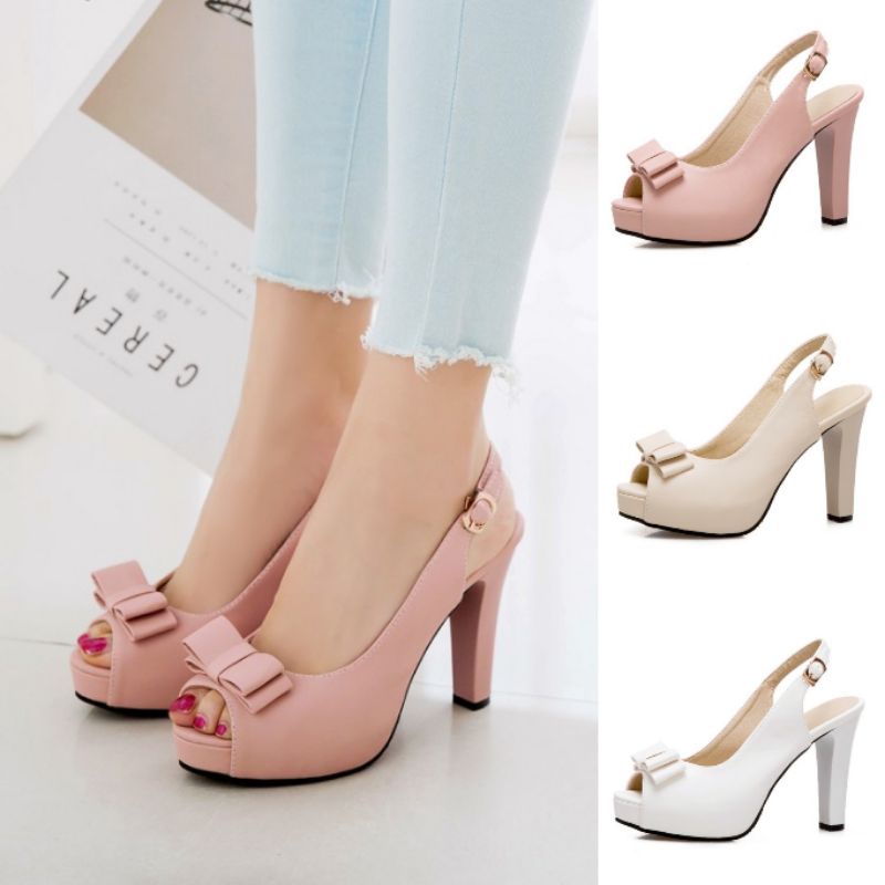 Strappy peep toe heels deals