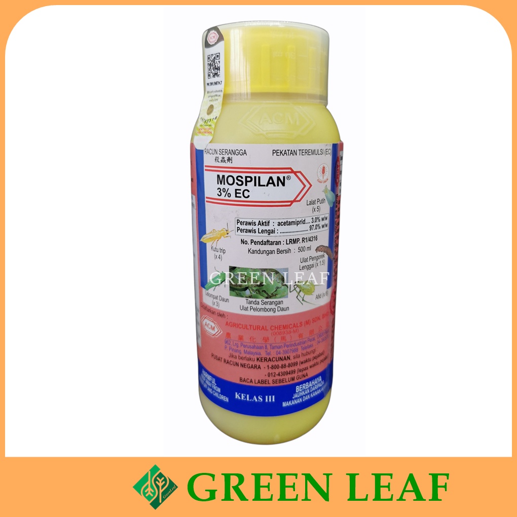 Mospilan 3 Ec 500ml Acm Japan Acetamiprid Racun Serangga Shopee Malaysia