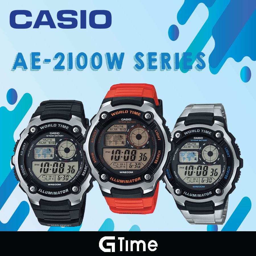 Casio 2100w discount