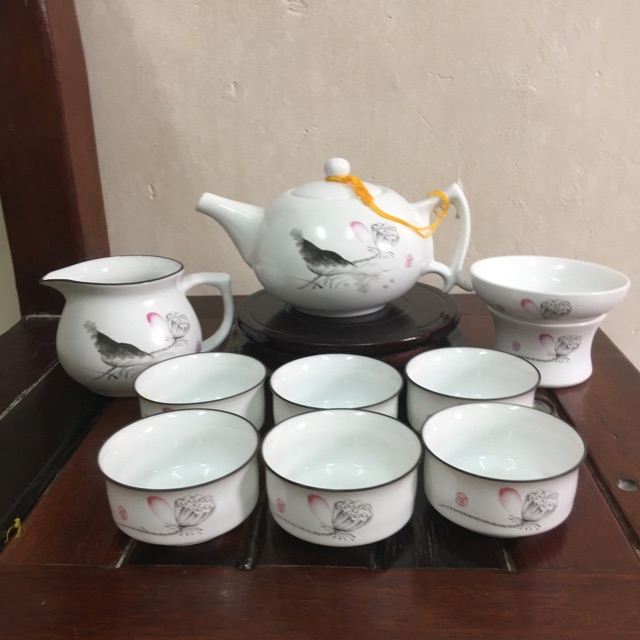 Chinese Porcelain Kung Fu tea set (white colour) Shopee Malaysia