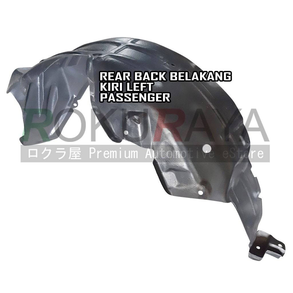 Proton Exora (2009 2011) Rear Back Belakang Fender Protector Cover ...