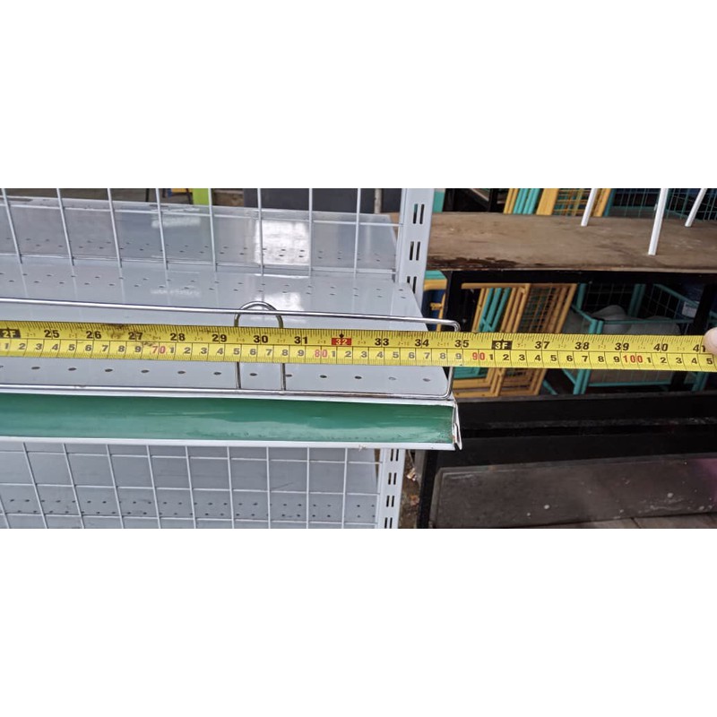 (10pcs) Gondola shelving stopper steel 3 feet(890mm) | Shopee Malaysia
