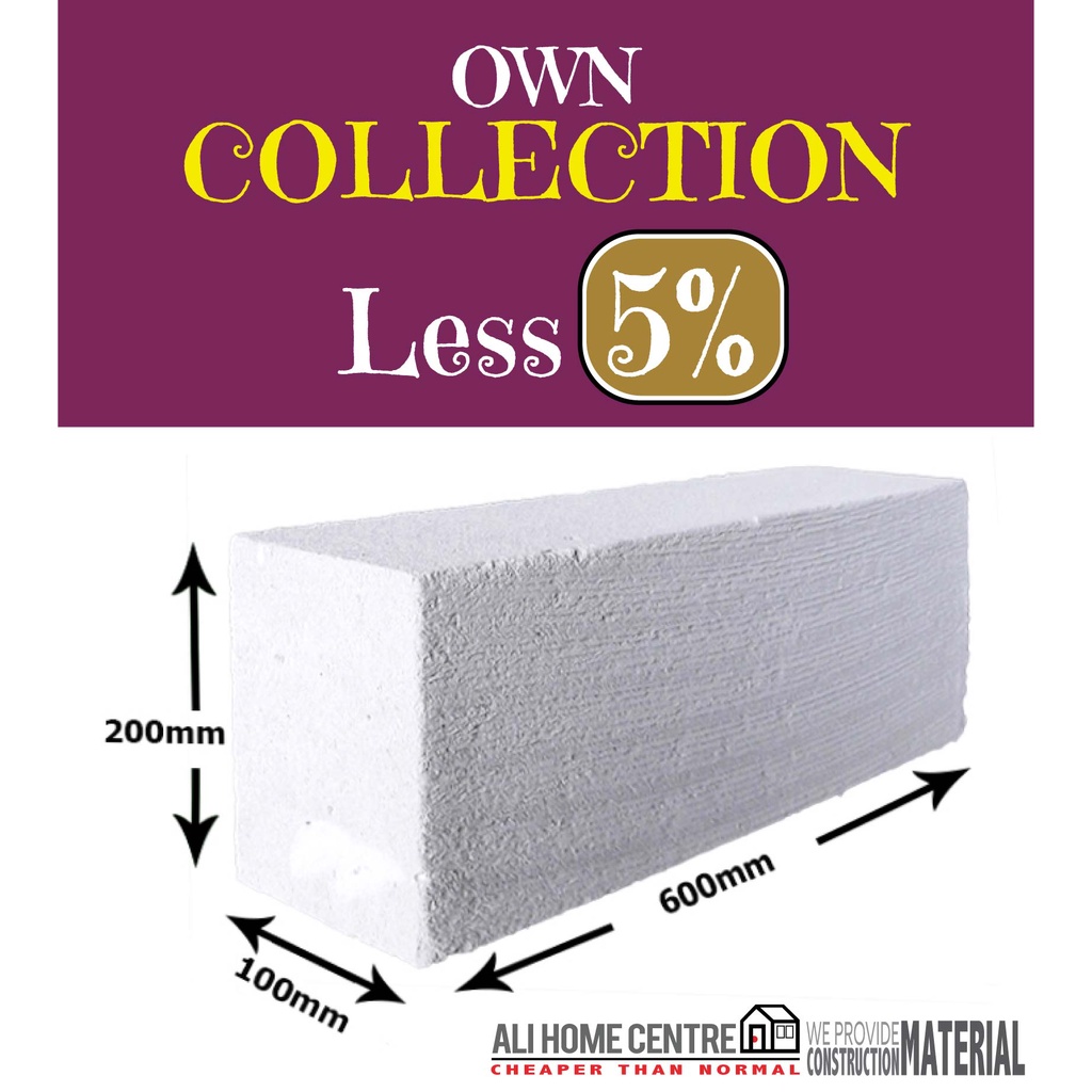 *_ LIGHT WIEGHT BRICK SERIES( 100MM A3) | Shopee Malaysia